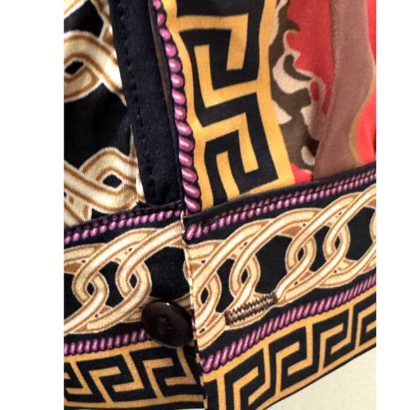 Women Multi Color Shirt Dress Size L - Picture 5 of 6